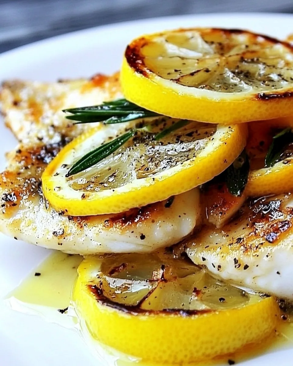 Tilapia with Browned Butter and Lemon Sauce