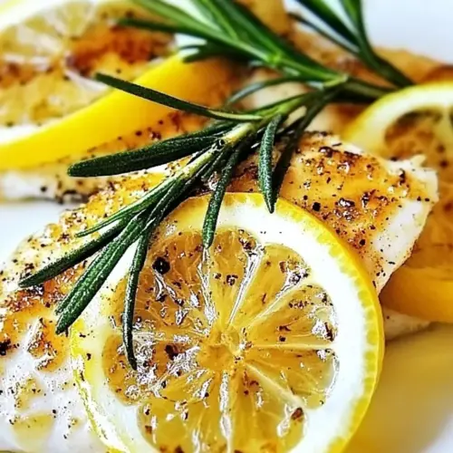 Tilapia with Browned Butter and Lemon Sauce