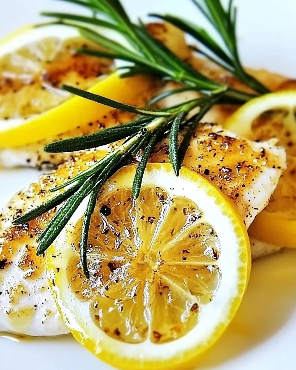Tilapia with Browned Butter and Lemon Sauce