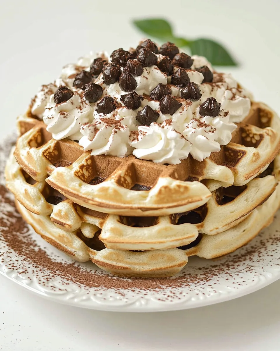 Tiramisu Waffles