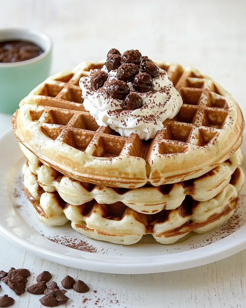 Tiramisu Waffles
