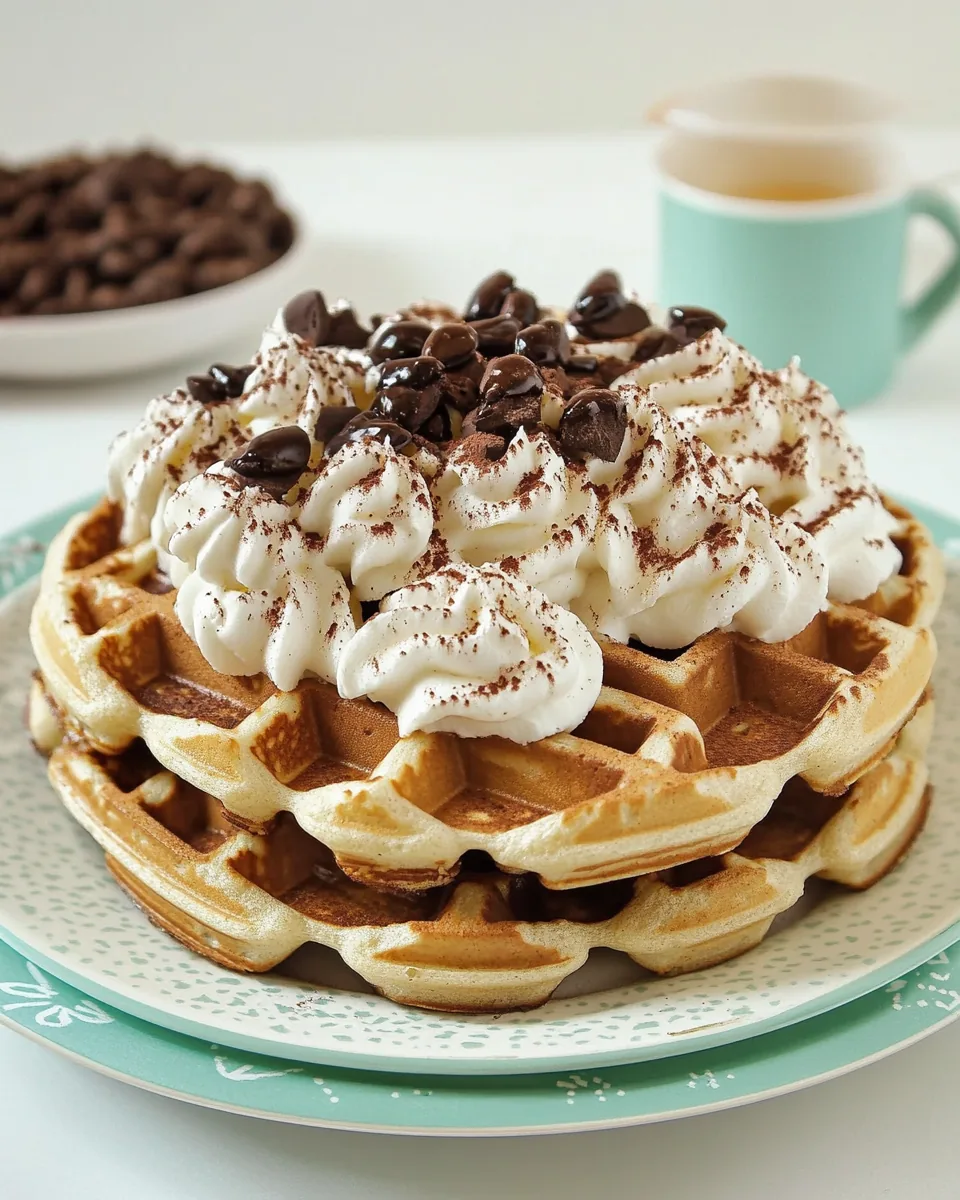 Tiramisu Waffles