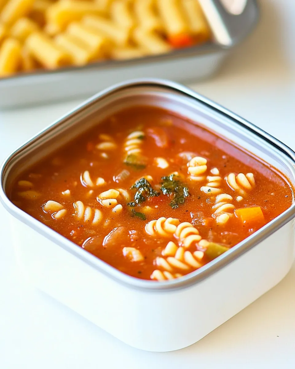 Tomato Pasta Soup