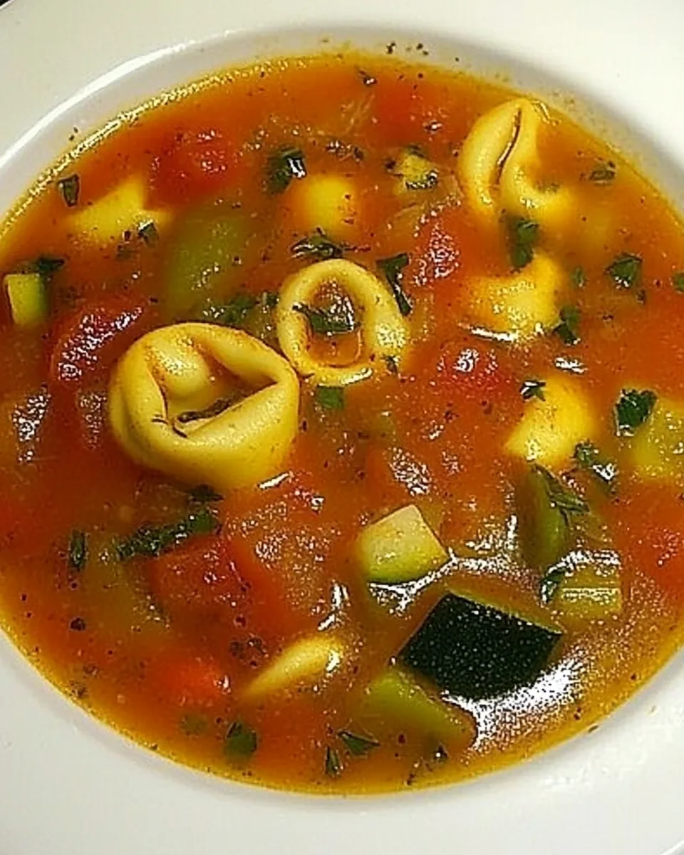 Tortellini Vegetable Soup