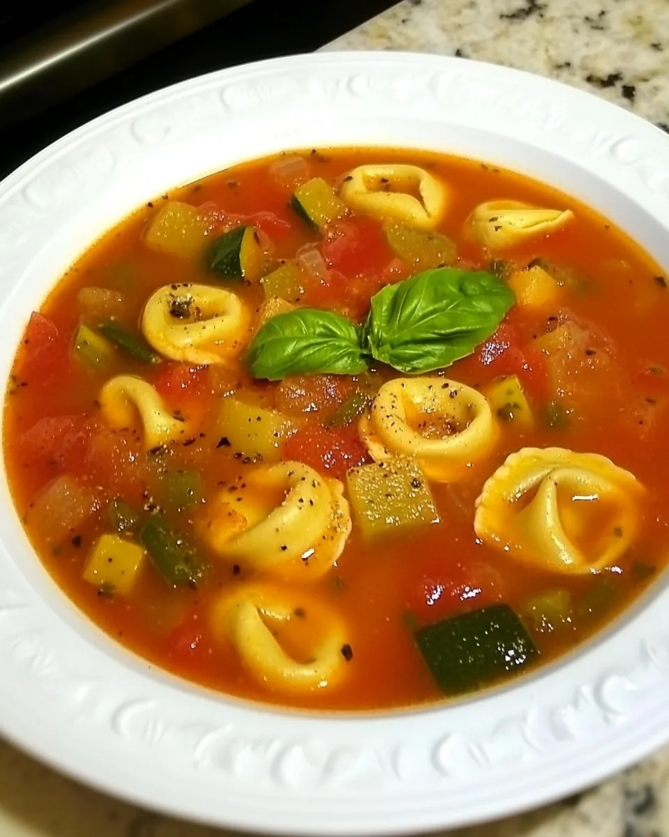 Tortellini Vegetable Soup