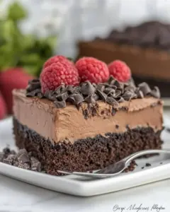 Triple Chocolate Poke Cake