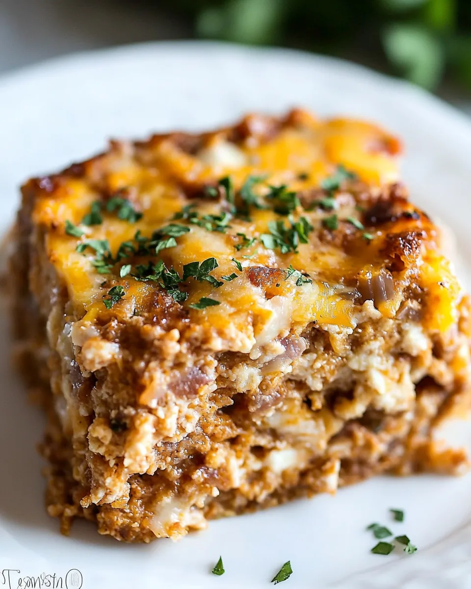 Turkey Crock Pot Breakfast Casserole