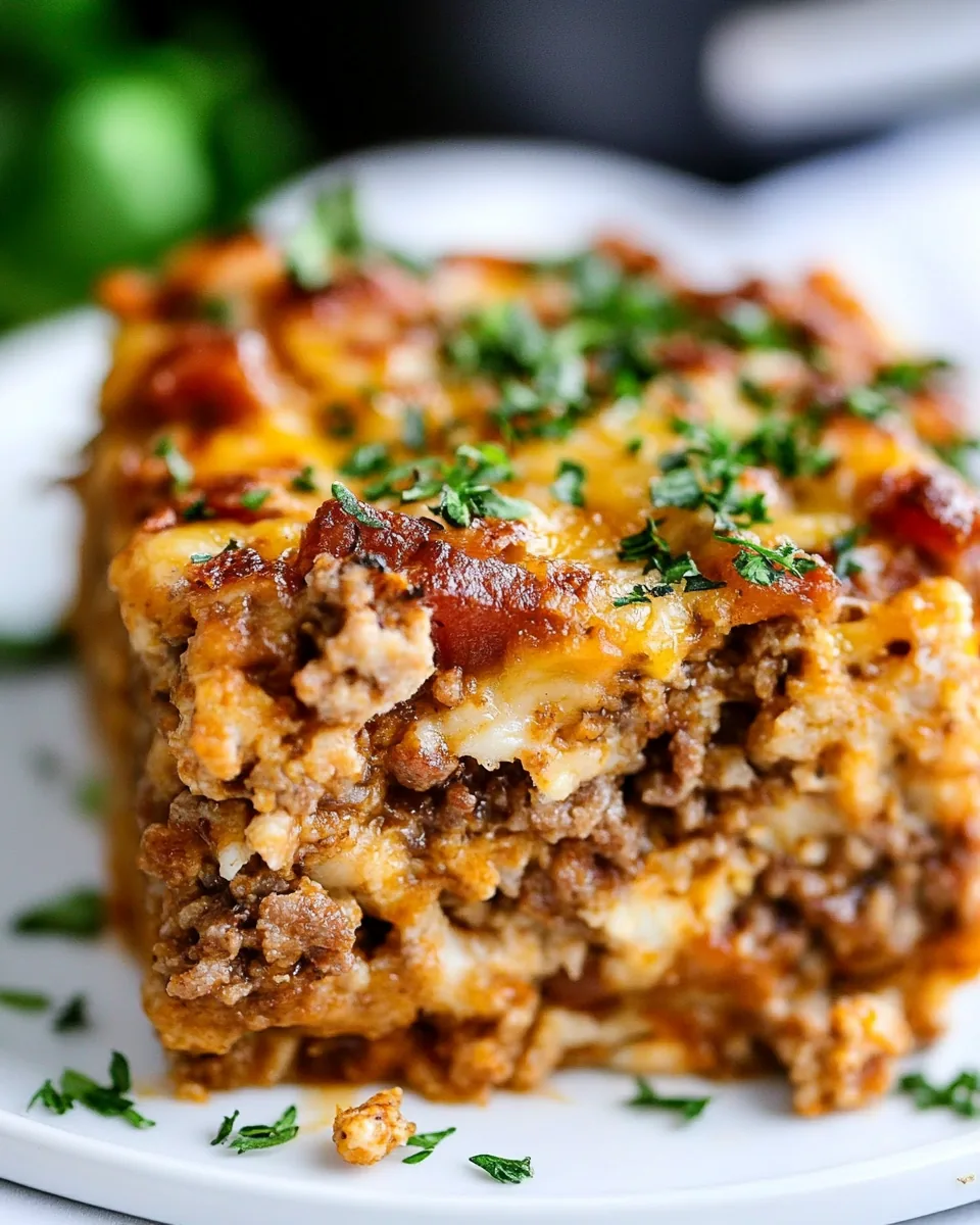 Turkey Crock Pot Breakfast Casserole