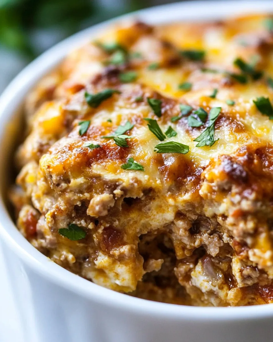 Turkey Crock Pot Breakfast Casserole
