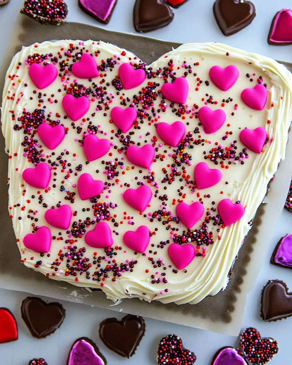 Valentine’s Day Frosting Board