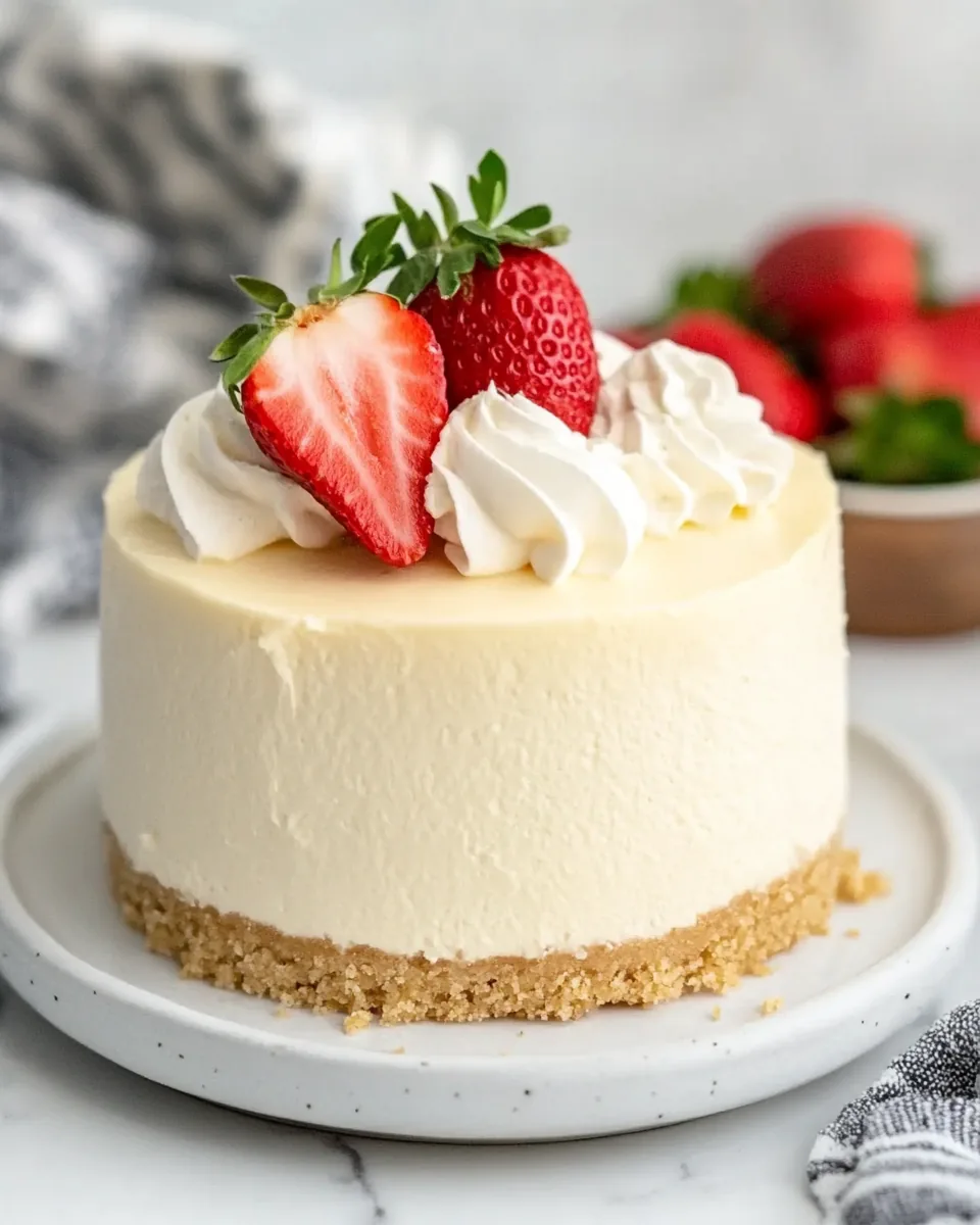 Vanilla Bean Instant Pot Cheesecake