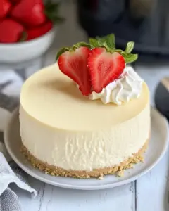 Vanilla Bean Instant Pot Cheesecake