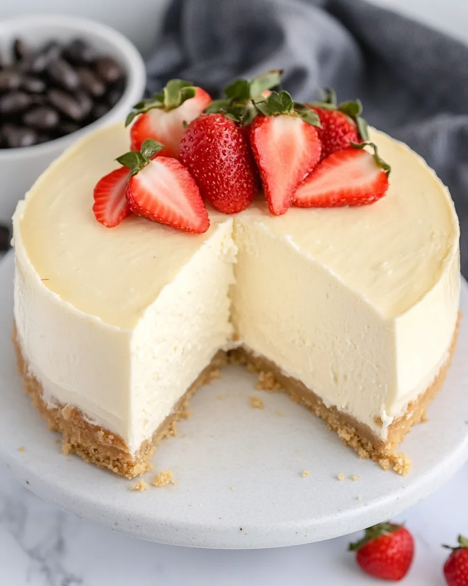 Vanilla Bean Instant Pot Cheesecake