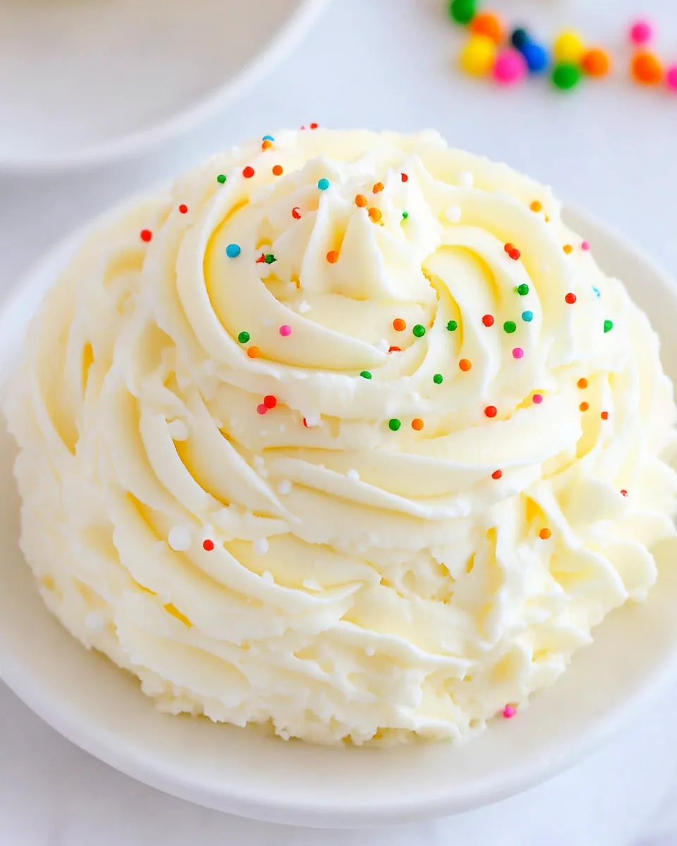 Vanilla Buttercream Frosting