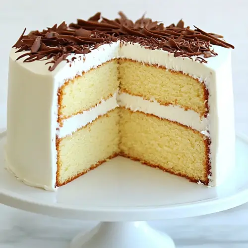 Vanilla Cake with Tiramisu Buttercream and Ganache Filling