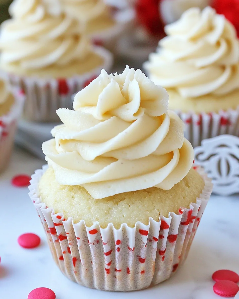 Vanilla Fudge Filled Cupcakes