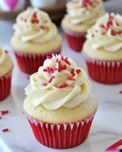 Vanilla Fudge Filled Cupcakes