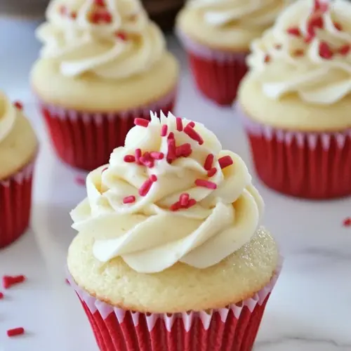 Vanilla Fudge Filled Cupcakes