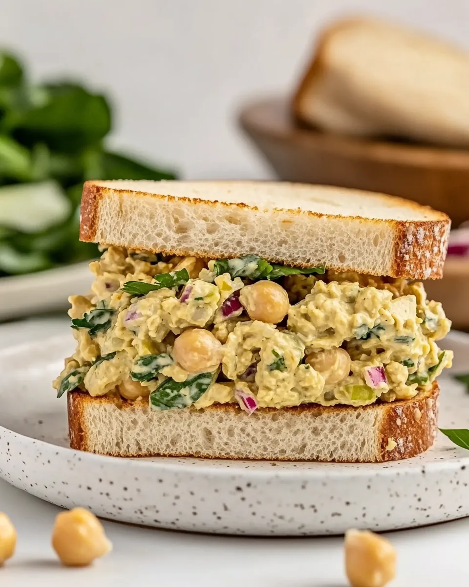 Vegan Chickpea Salad Sandwich