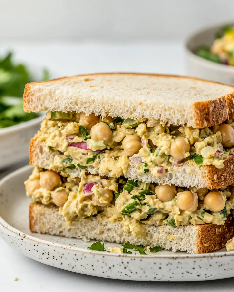 Vegan Chickpea Salad Sandwich