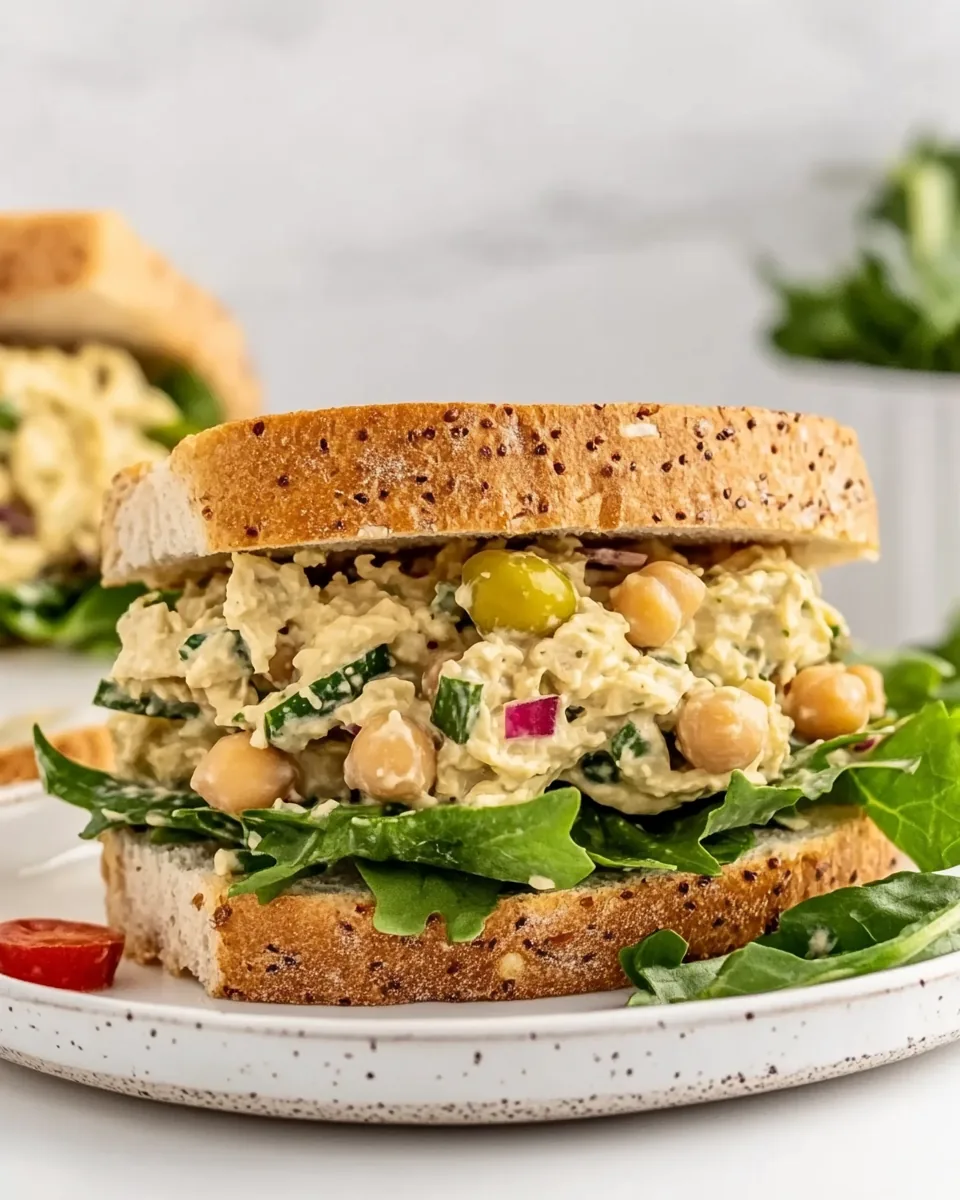 Vegan Chickpea Salad Sandwich