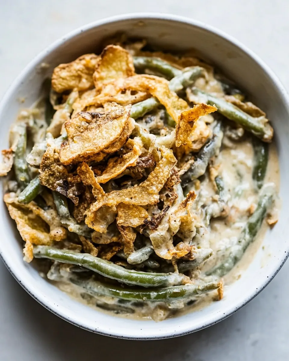 Vegan Green Bean Casserole