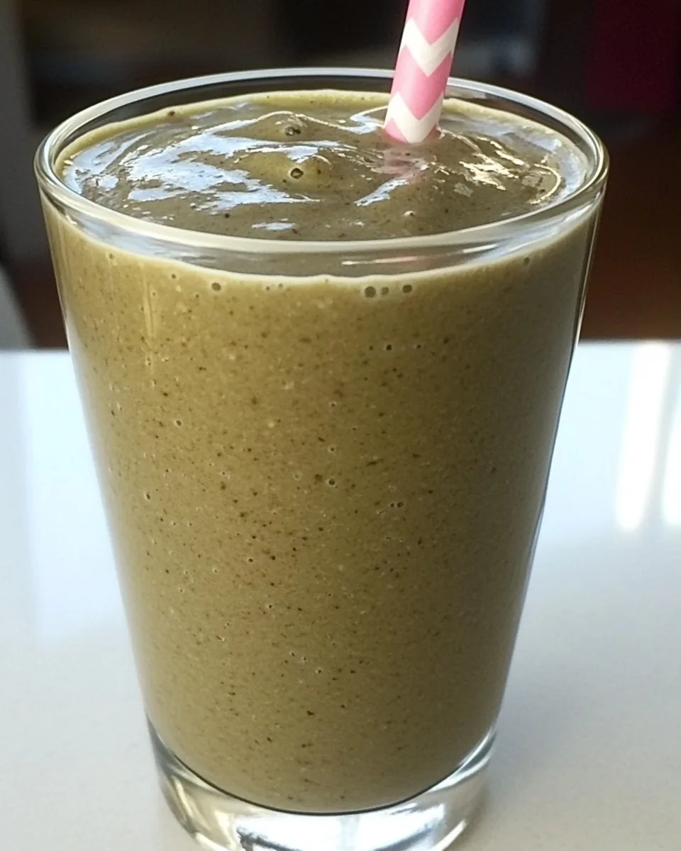 Vegan Green Chocolate Banana Smoothie