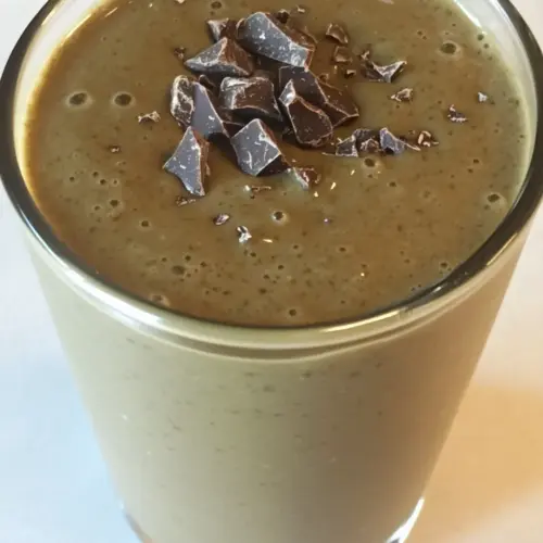 Vegan Green Chocolate Banana Smoothie