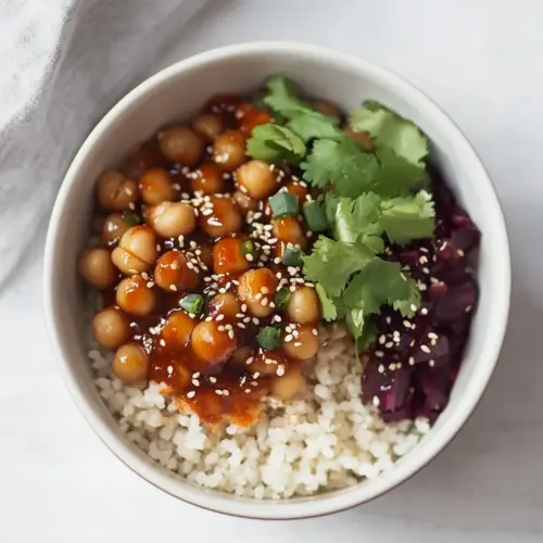 Vegan Panda Express Teriyaki Chickpeas