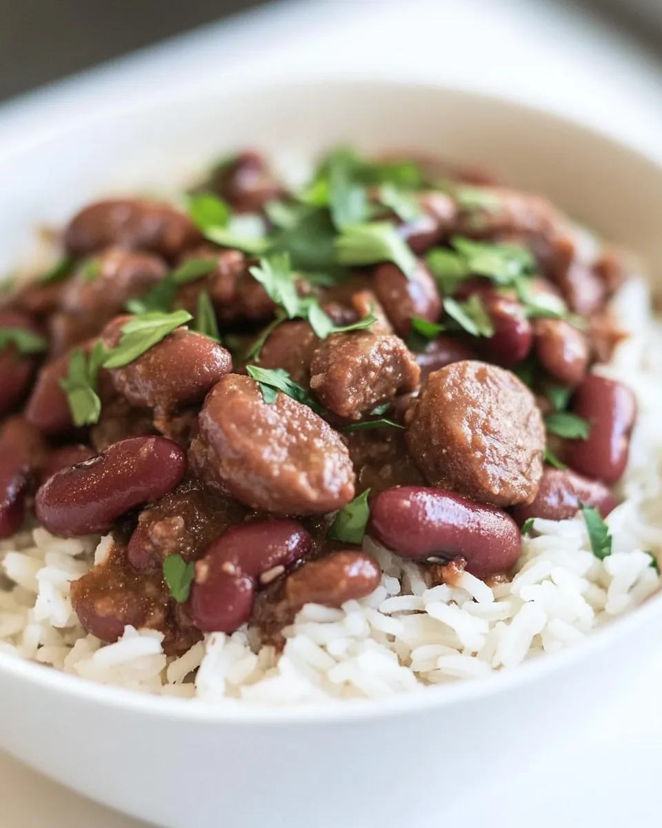 Vegan Red Beans and Rice