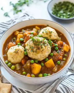 Vegan Stew with Dumplings