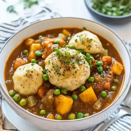 Vegan Stew with Dumplings