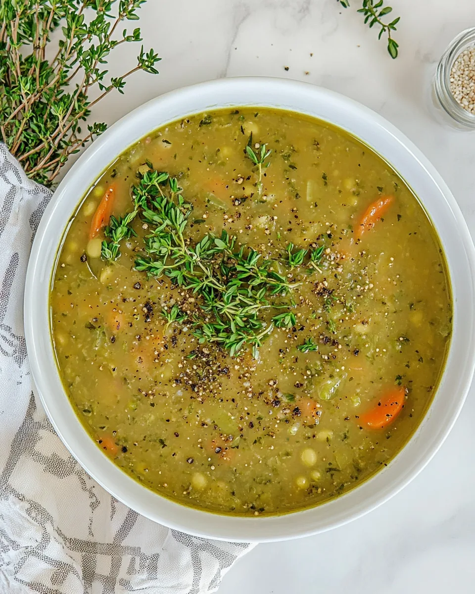 Vegetarian Split Pea Soup