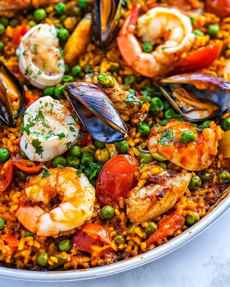 Weeknight Seafood Paella
