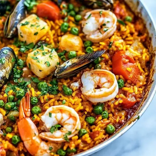 Weeknight Seafood Paella