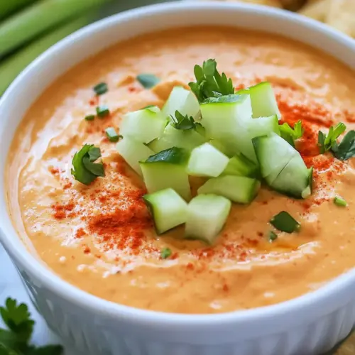 Whipped Roasted Red Pepper Feta Dip