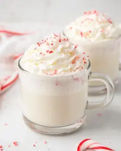 White Chocolate Peppermint Hot Chocolate