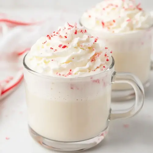 White Chocolate Peppermint Hot Chocolate