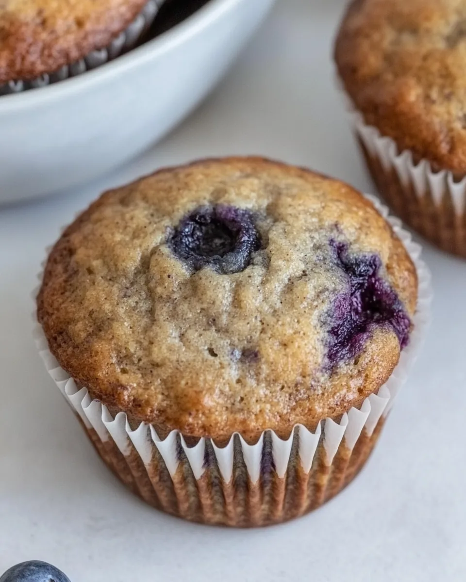 Whole Wheat Blueberry Muffins