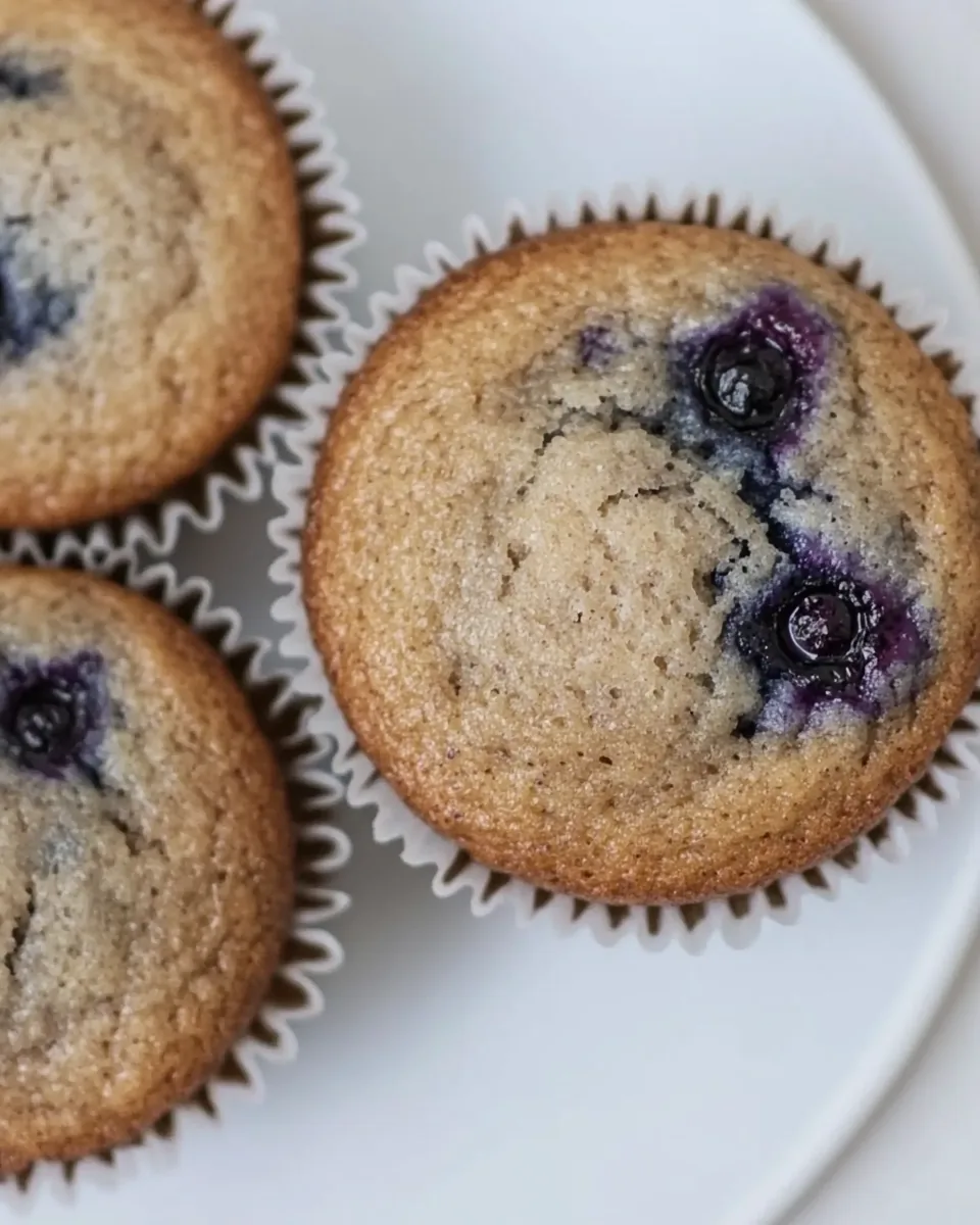 Whole Wheat Blueberry Muffins