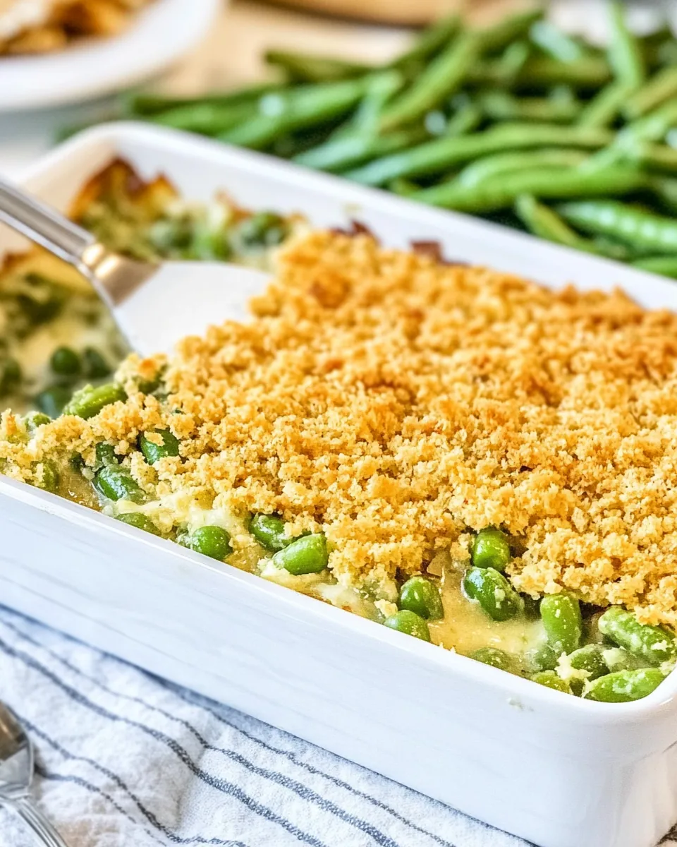 Yum Yum Green Bean Casserole