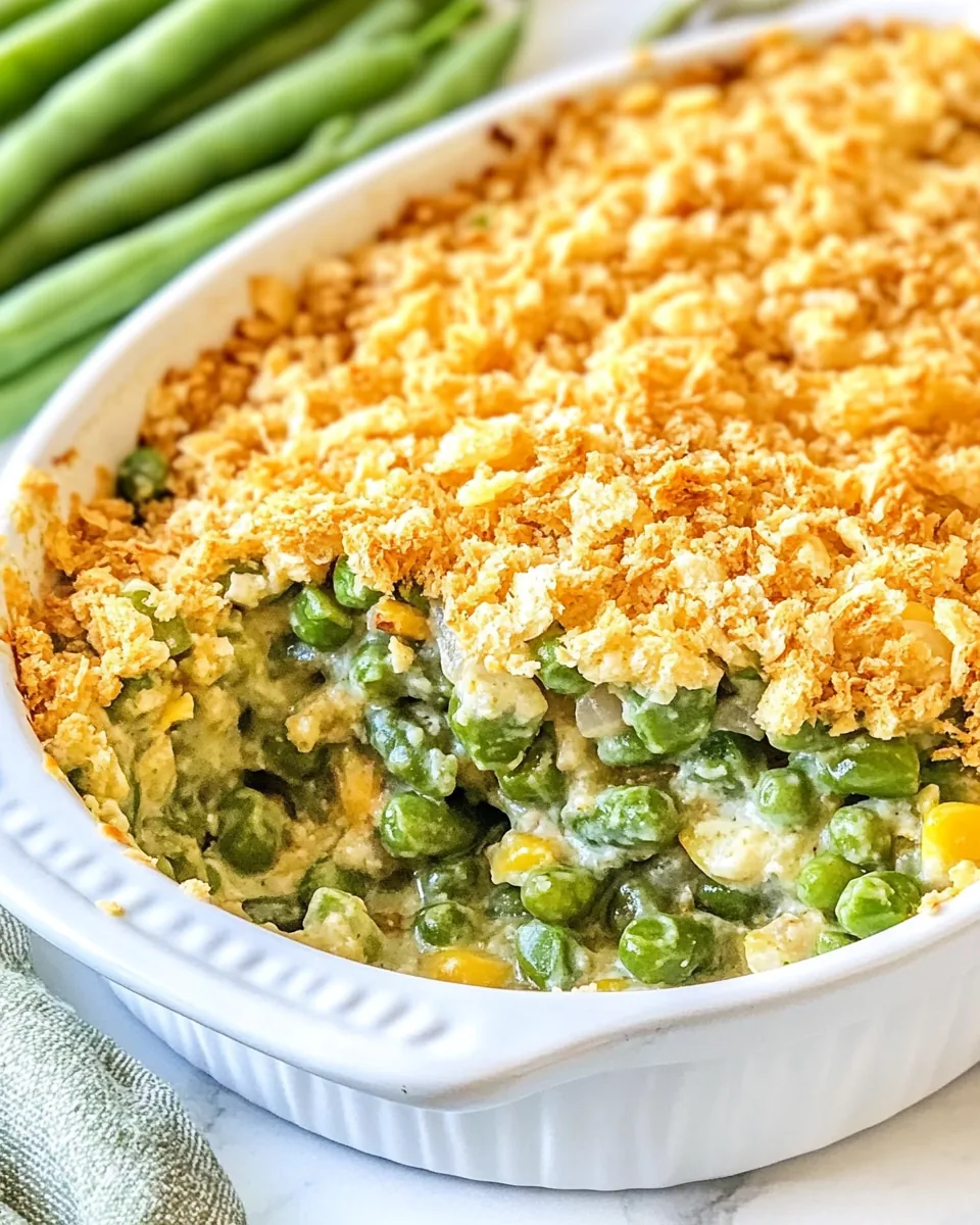 Yum Yum Green Bean Casserole