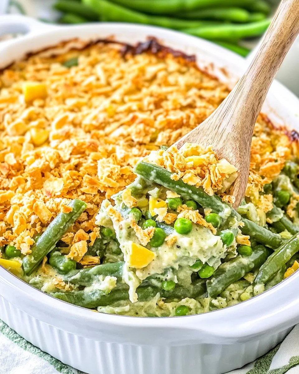 Yum Yum Green Bean Casserole
