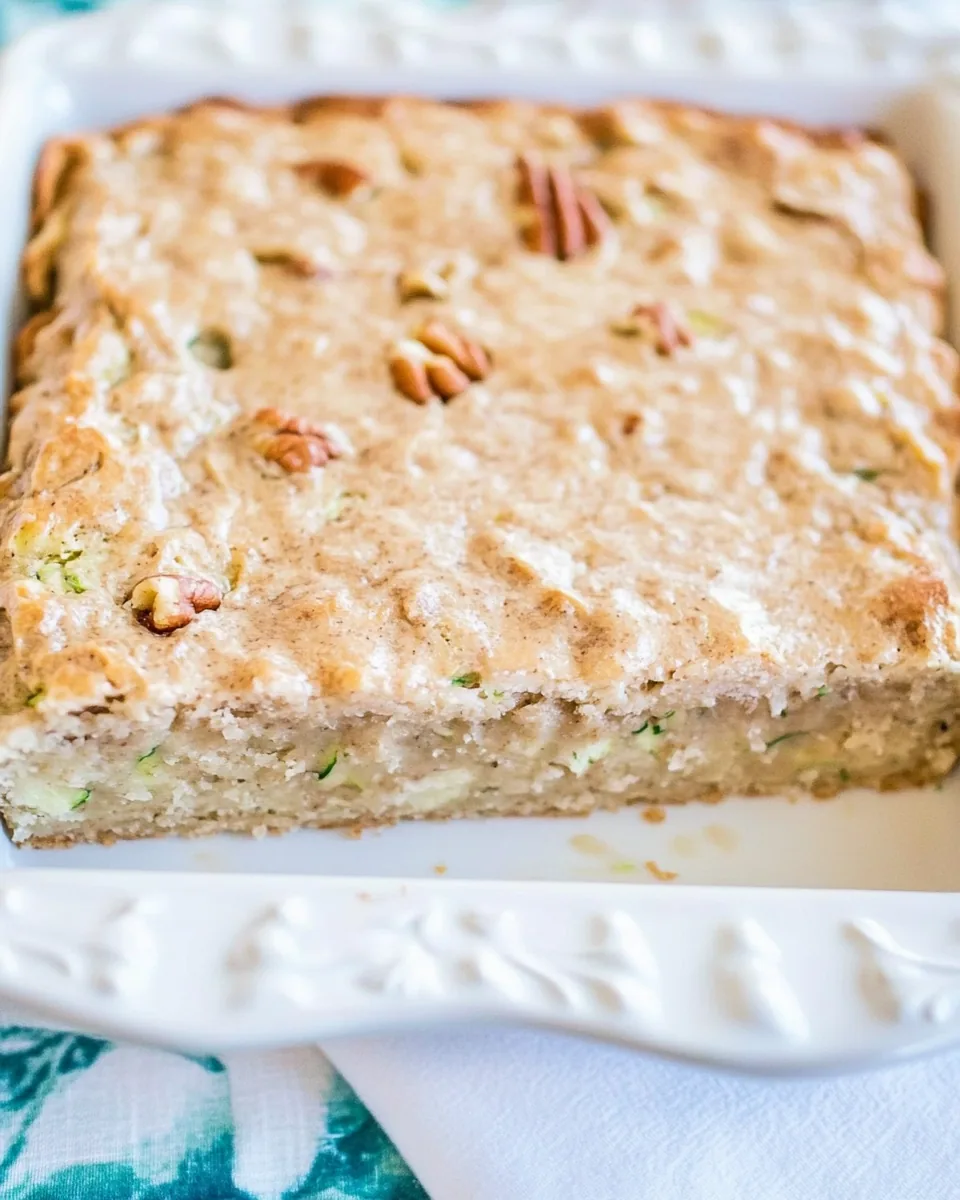 Zucchini Bars