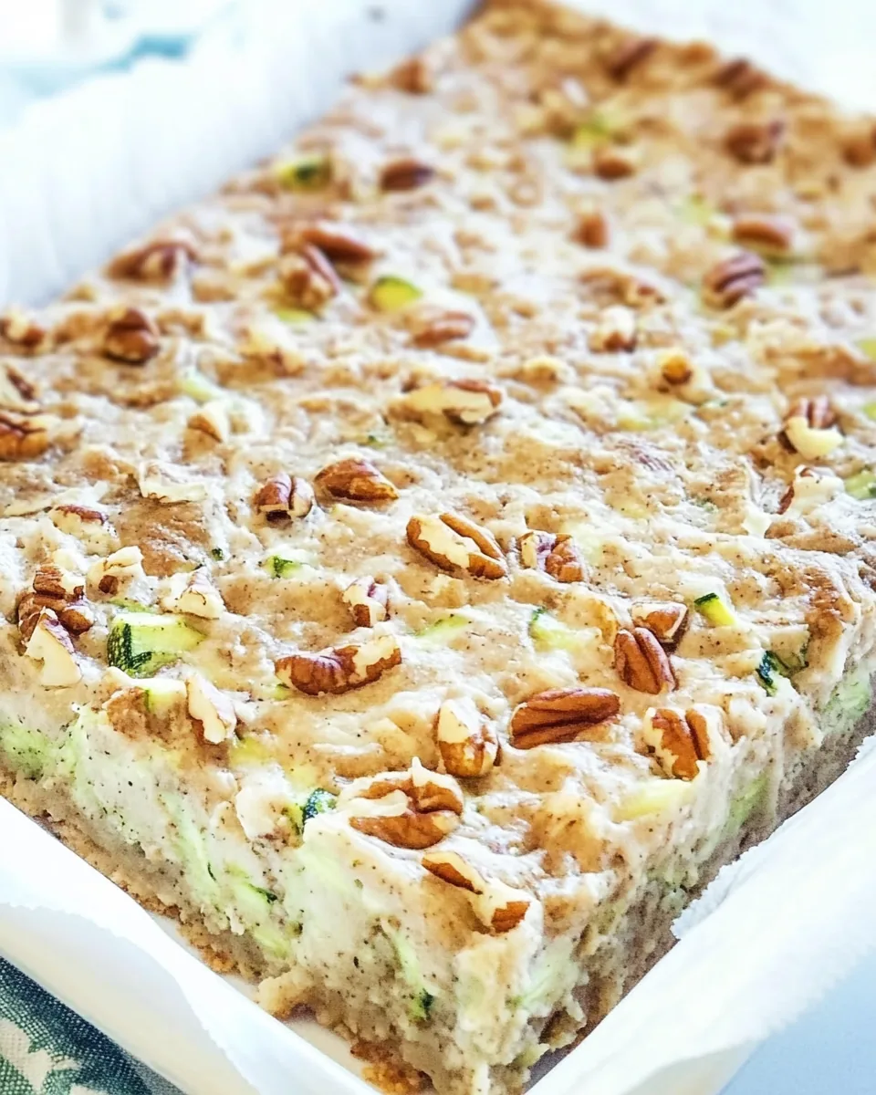 Zucchini Bars