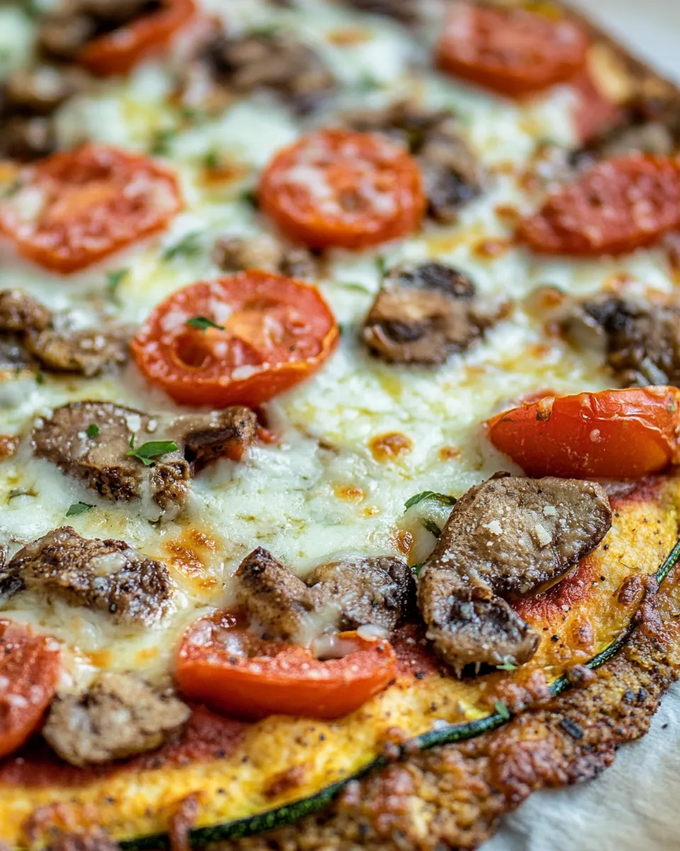 Zucchini Pizza Crust